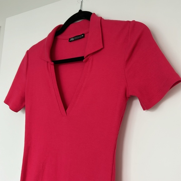 Zara v neck mini dress - Picture 2 of 2